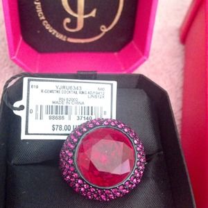 Juicy Couture Gemstone Cocktail Ring!