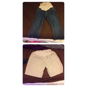 Maternity Motherhood bundle 1 Capri 1 short