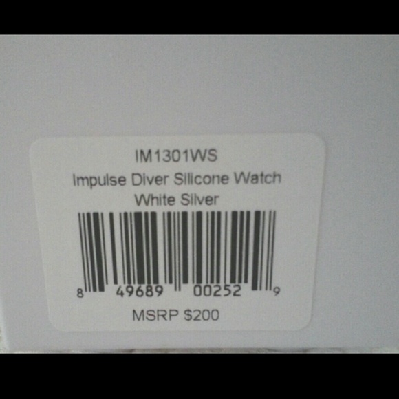 Impulse Diver Silicon Watch in White - Picture 2 of 3