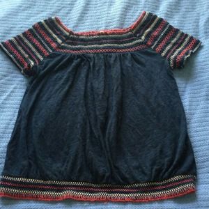 Cute boho top from Anthropologie