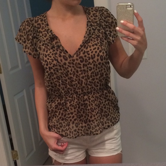 Tops - Leopard print top