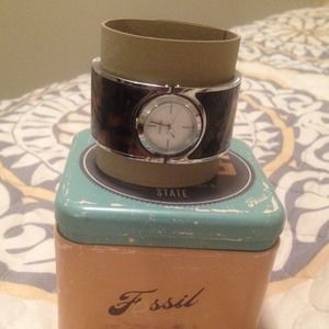 Fossil tortoise watch/ bracelet