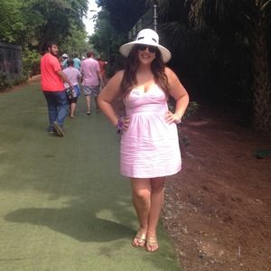 Pink Seersucker Dress