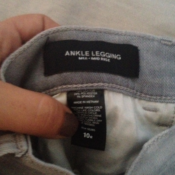 SOLD⏰Express Mia ankle leggings in washed out grey - Picture 4 of 4