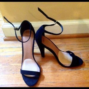 ASOS black sandal heel