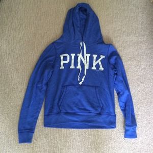 PINK blue sweatshirt