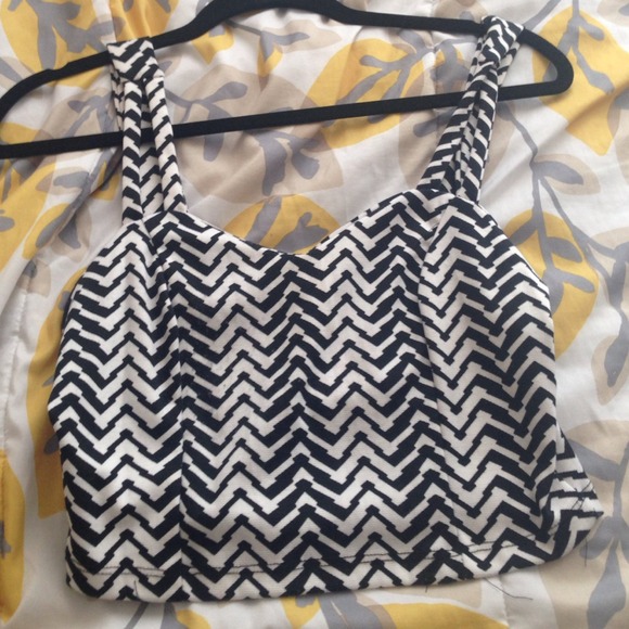 Tribal designed crop top.