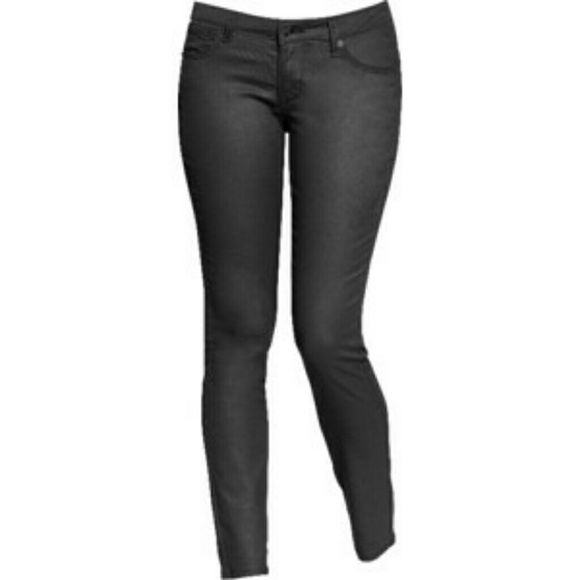 Skinny coated jeans