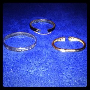 3 authentic gold bracelets for the price of one