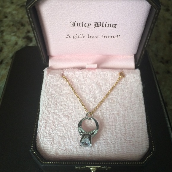 A Girl's Best Friend - Diamond Ring pendant.