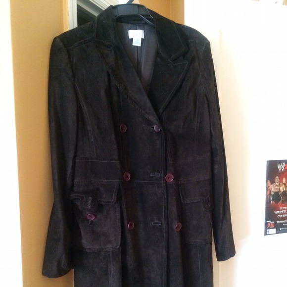 Suede/leather coat