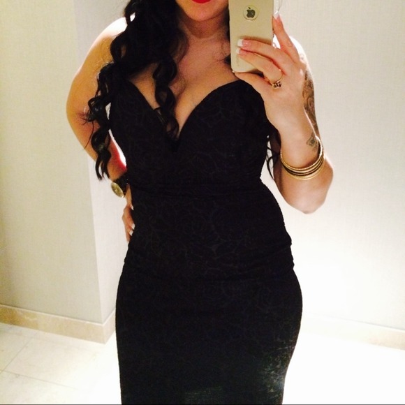 Strapless dress