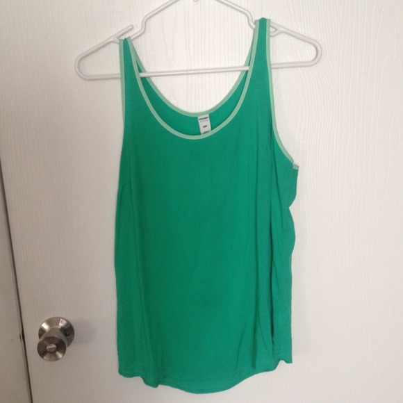 Green tank- light material for summer!