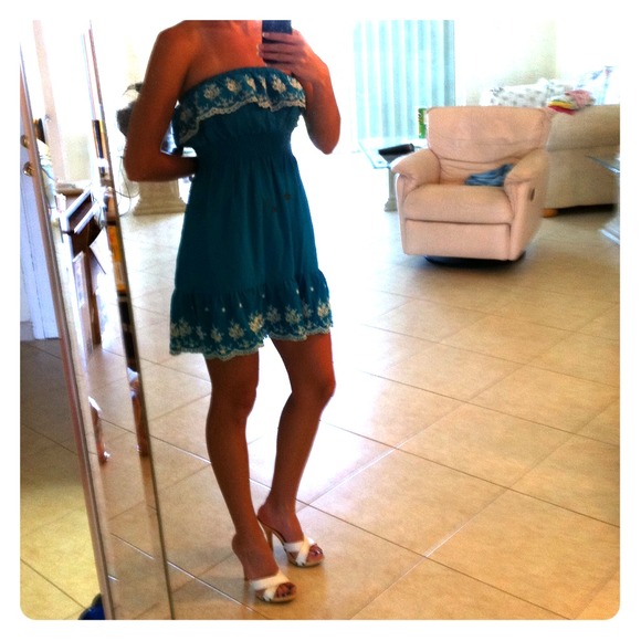 Turquoise dress