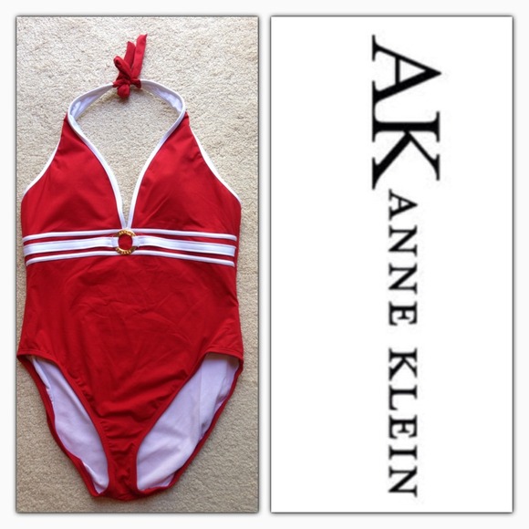 ❌SOLD❌Anne Klein halter top swim suite