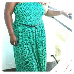 Halter maxy dress long