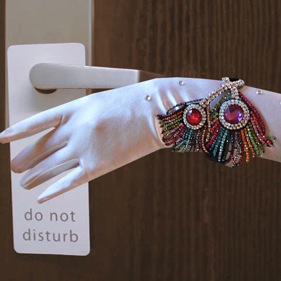 "Mrs Roxyinson" Artsy Colorful Bracelet - Picture 4 of 5