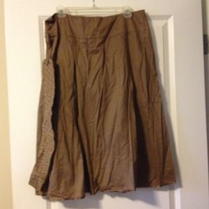 Skirt with matching embroidered belt