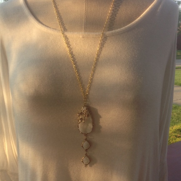 Gold Gem Necklace