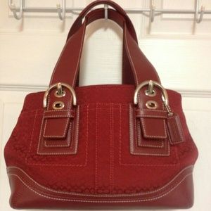 Red Coach Purse