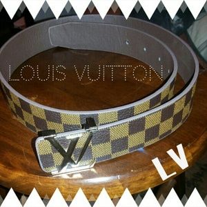 Louis Vuitton Inspired Belt