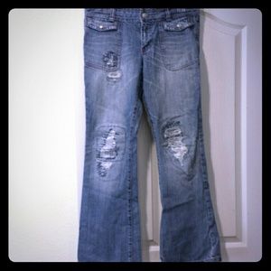 Abercrombie & Fitch destroyed jeans
