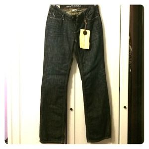 Contoured Boot Cut Dark Wash Jeans - 0P
