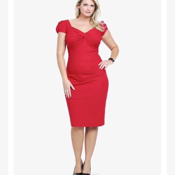Plus size Red Billion Dollar Baby retro dress