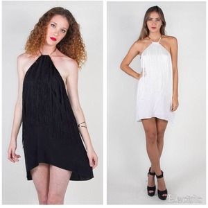 ✨Price Reduced✨Fringed tassel dress!