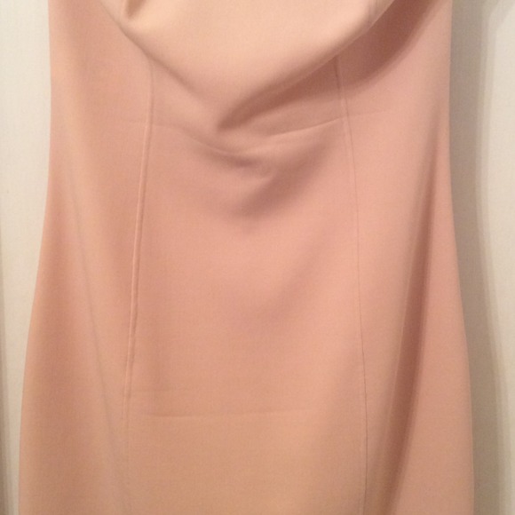 Michael Kors Blush Stretch Halter Sheath Dress - Picture 3 of 4