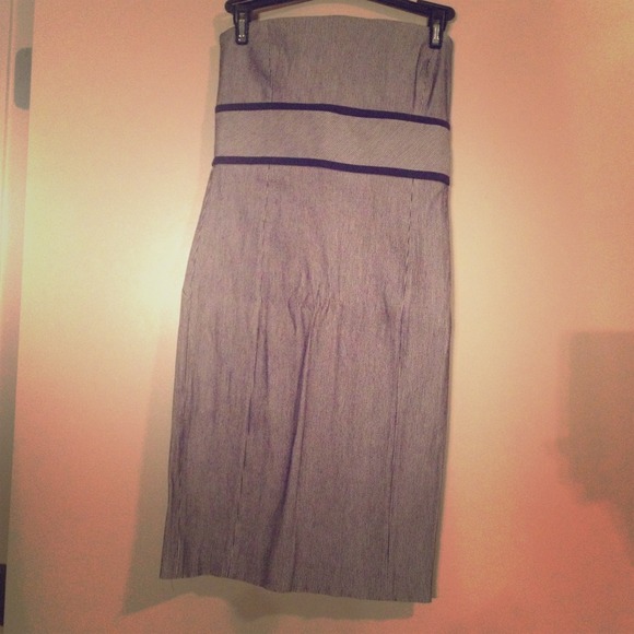 Strapless Zara A-line dress