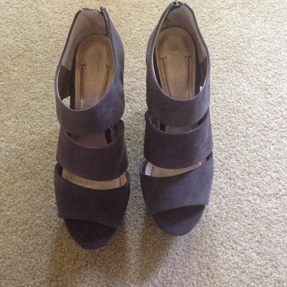 Suede wedges!