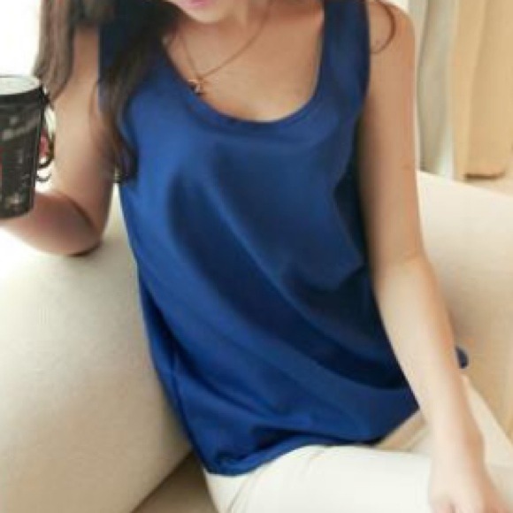 Blue Tank Top