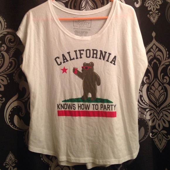 Lose T-shirt Cali party bear
