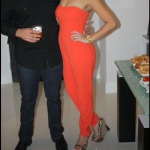 Rachel Roy Orange Jumpsuit!!