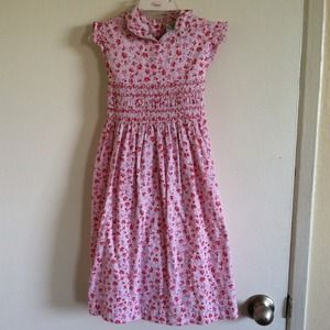 Beautiful Pink Floral Dress for Girls