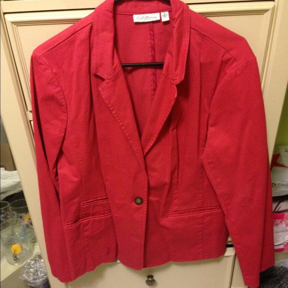 Croft & barrow Cotten blazer! NWOT