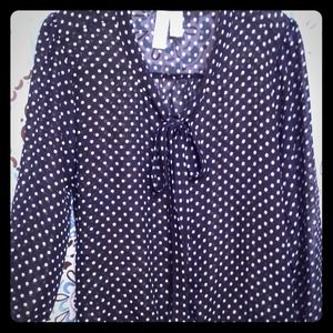Adorable polka dot blouse