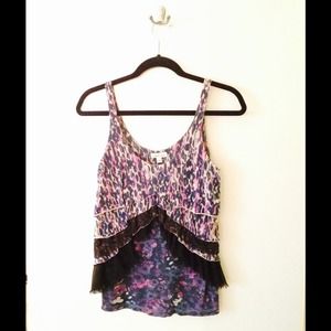 Flirty layered tank top