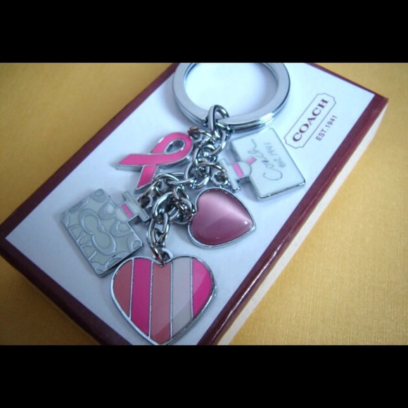 Coach Accessories - COACH BREAST CANCER KEYCHAIN