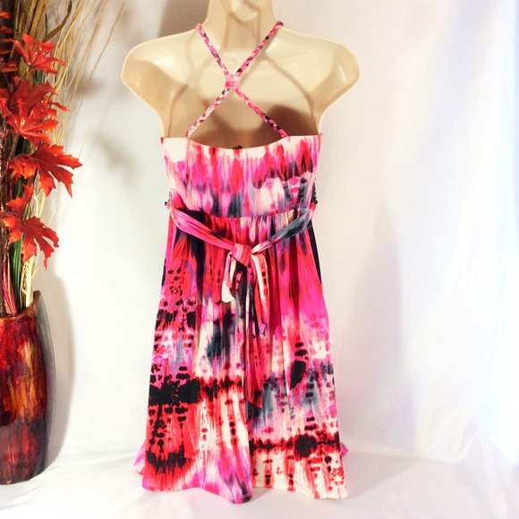 Multi colored T-back sundress - Picture 3 of 4