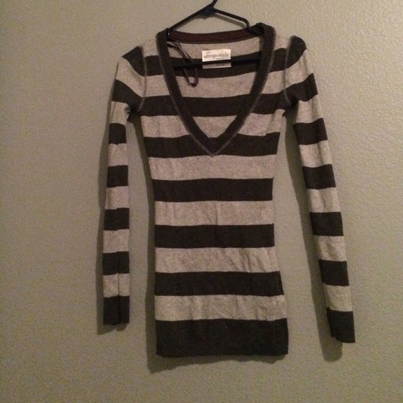 Long sleeve striped Aeropostale shirt