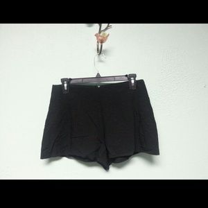 Black dressy high waisted shorts