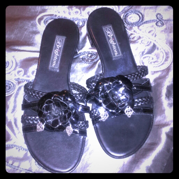 BRIGHTON SANDALS SIZE 6.5 "0pera" NEVER WORN