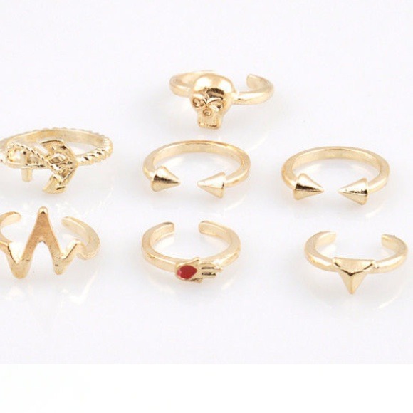 7 piece midi ring set!!! - Picture 3 of 4