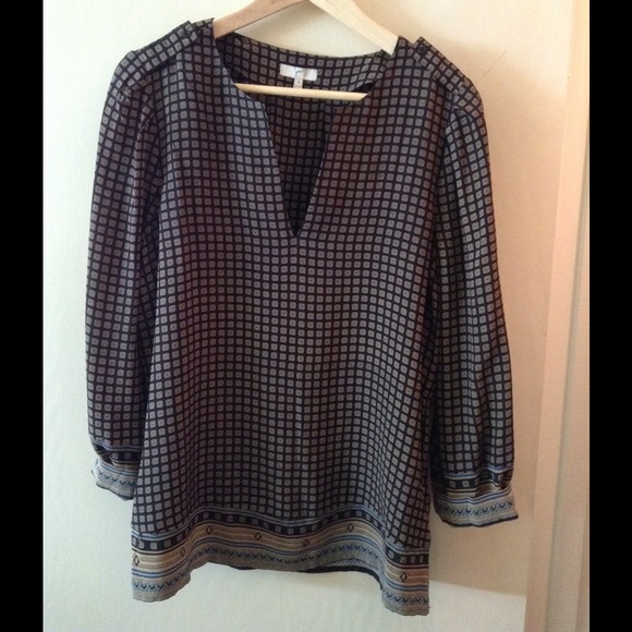 Joie long-sleeve silk blouse, S