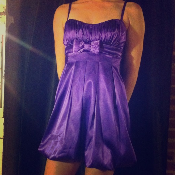 Purple party dress