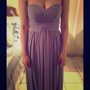 Long formal dress, beautiful nice dark gray