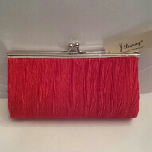 Never used Red clutch Purse