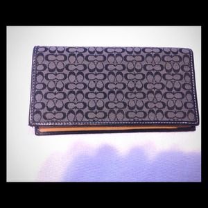 Bundle Coach check book holder